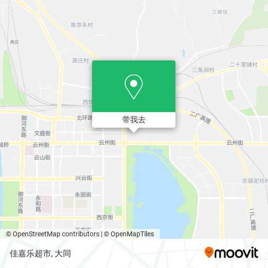 佳嘉乐超市地图