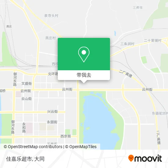 佳嘉乐超市地图