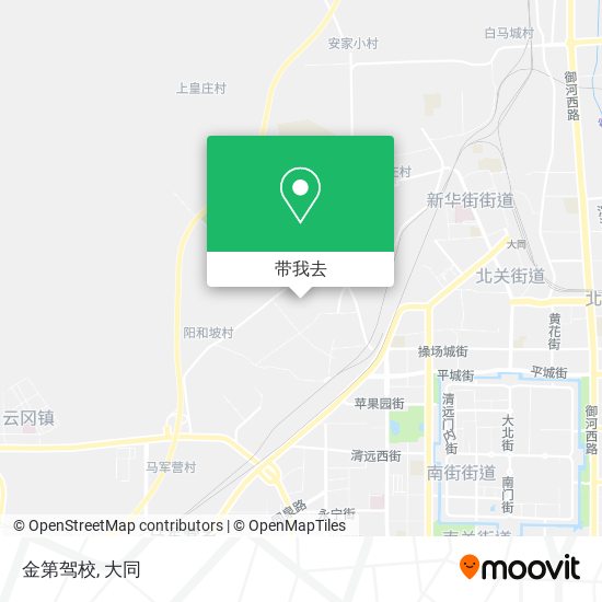 金第驾校地图