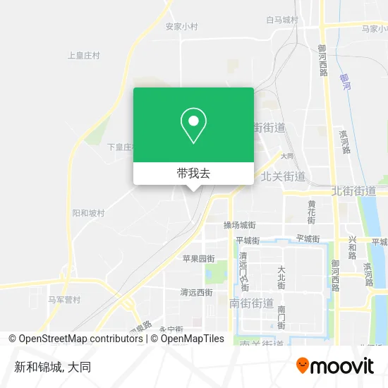 新和锦城地图