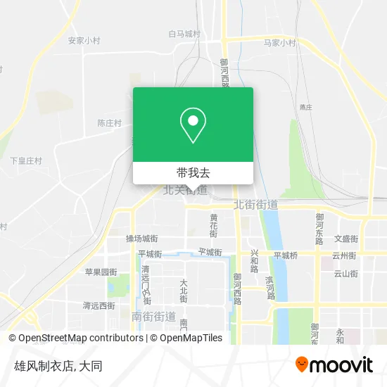 雄风制衣店地图