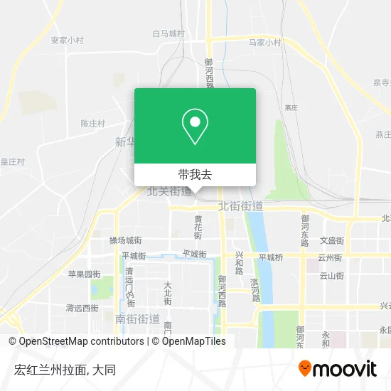 宏红兰州拉面地图