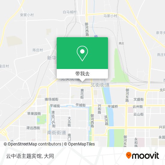 云中语主题宾馆地图