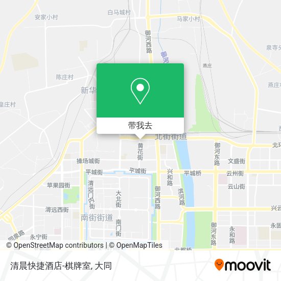 清晨快捷酒店-棋牌室地图