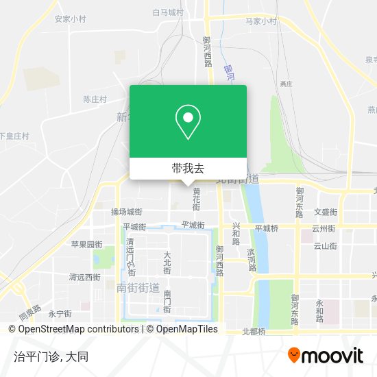 治平门诊地图