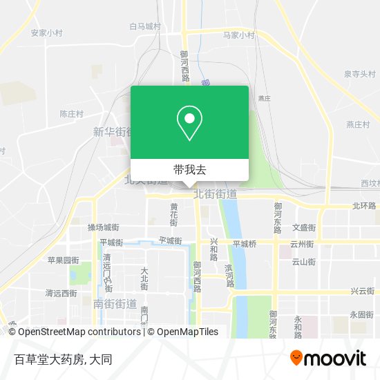百草堂大药房地图