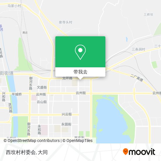 西坟村村委会地图