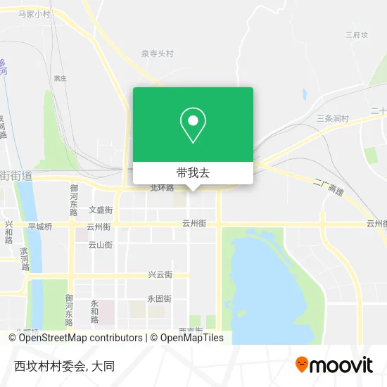 西坟村村委会地图