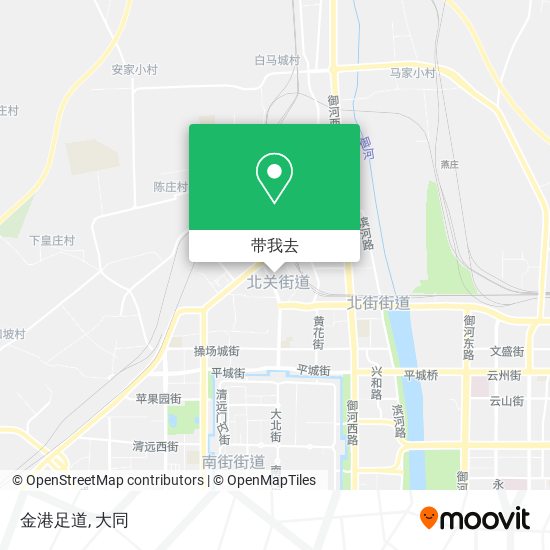 金港足道地图