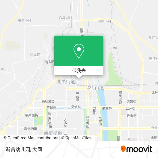 新蕾幼儿园地图