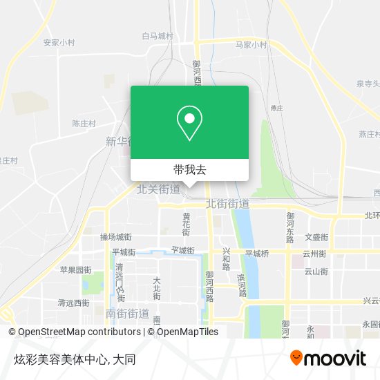 炫彩美容美体中心地图