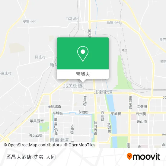 雁晶大酒店-洗浴地图