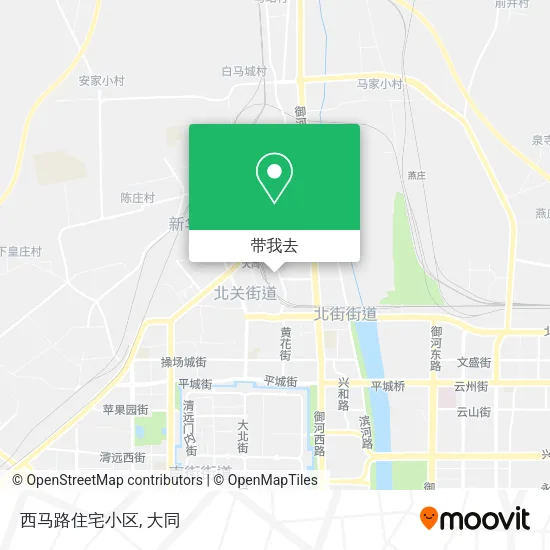 西马路住宅小区地图