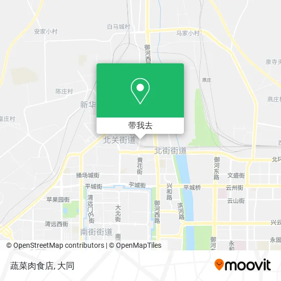 蔬菜肉食店地图