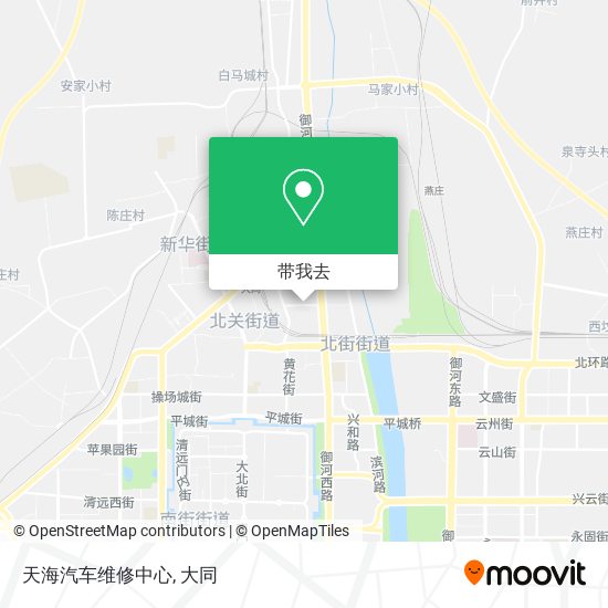 天海汽车维修中心地图