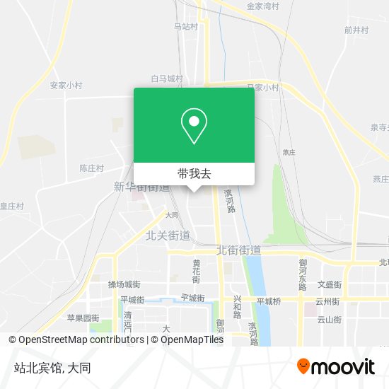 站北宾馆地图