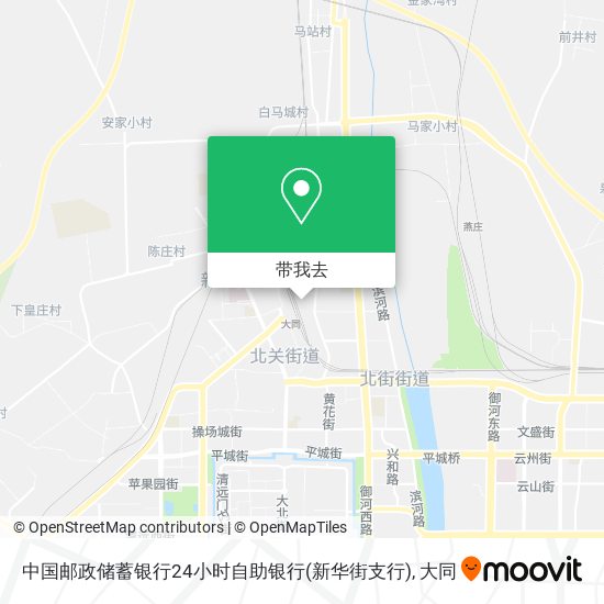 中国邮政储蓄银行24小时自助银行(新华街支行)地图