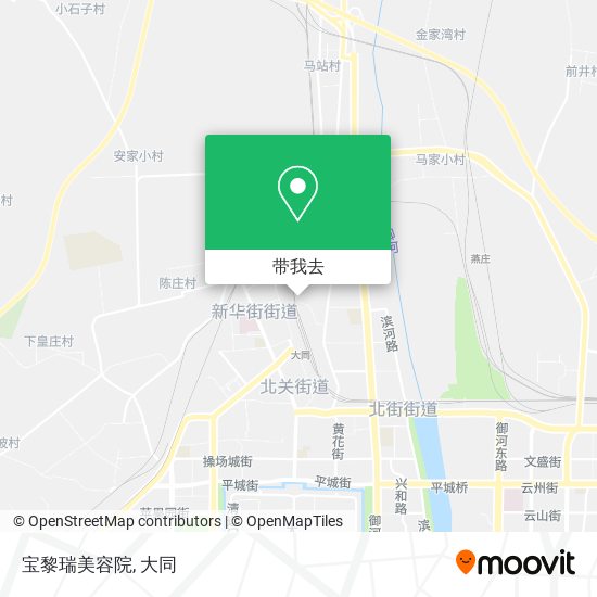 宝黎瑞美容院地图