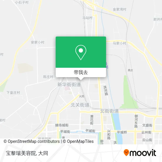 宝黎瑞美容院地图