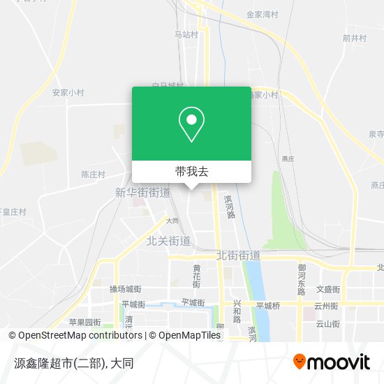 源鑫隆超市(二部)地图