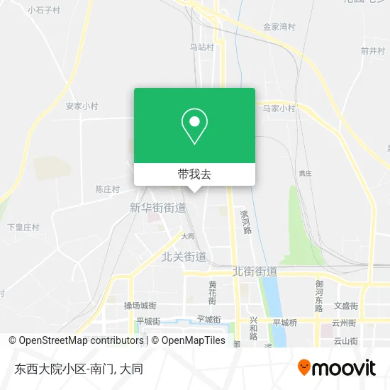 东西大院小区-南门地图