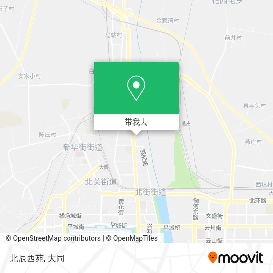 北辰西苑地图