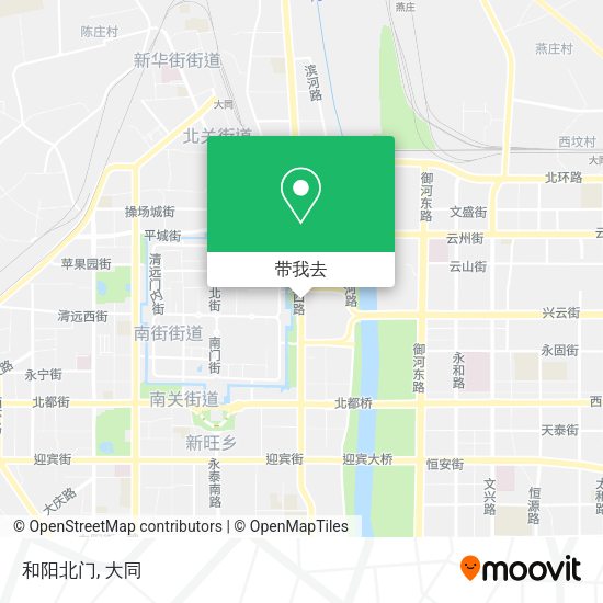 和阳北门地图