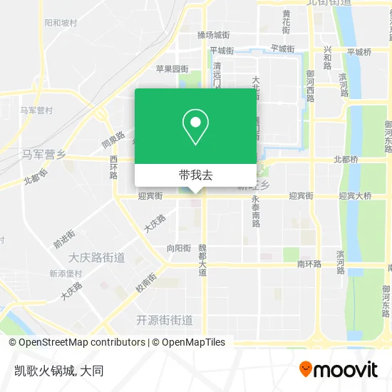 凯歌火锅城地图