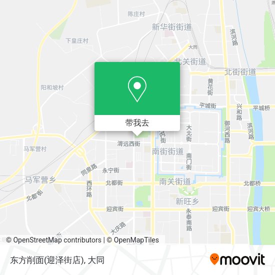 东方削面(迎泽街店)地图
