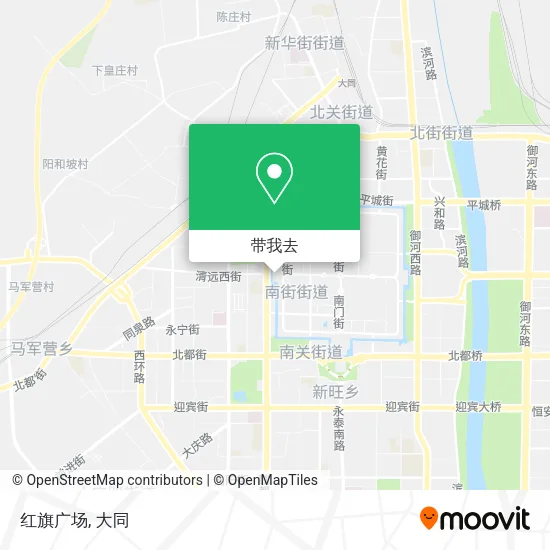 红旗广场地图