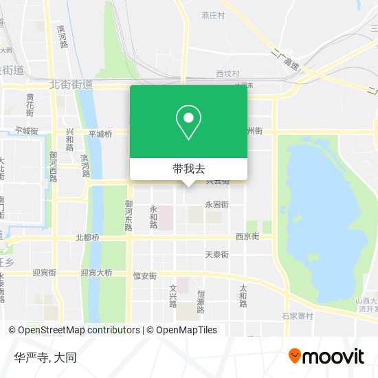 华严寺地图
