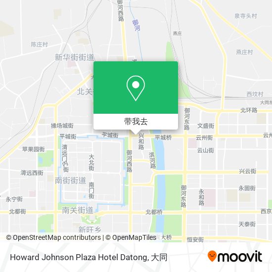 Howard Johnson Plaza Hotel Datong地图