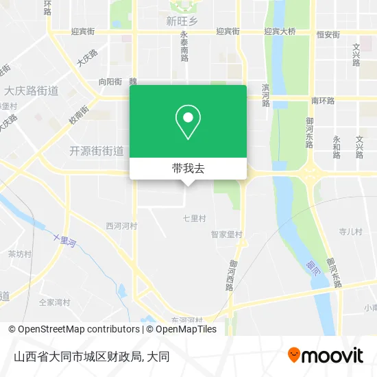 山西省大同市城区财政局地图