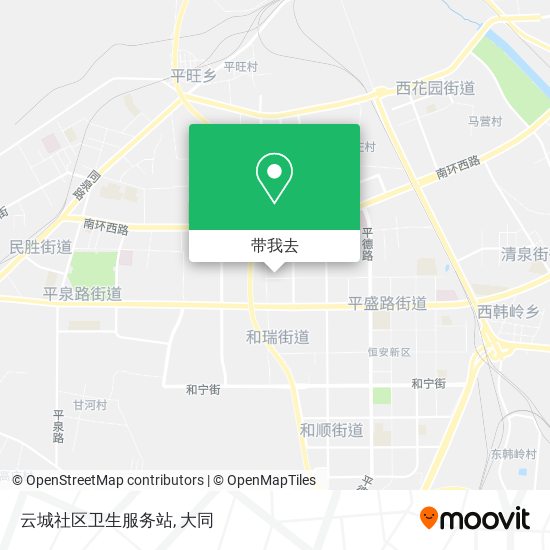 云城社区卫生服务站地图