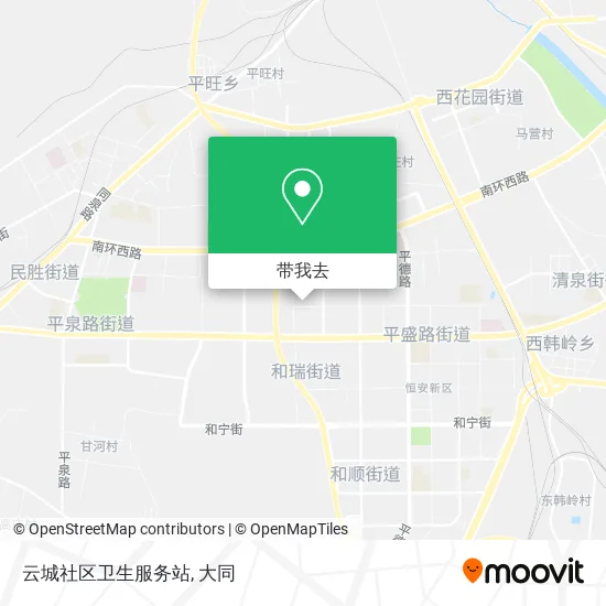 云城社区卫生服务站地图