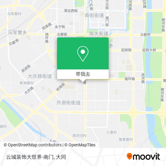 云城装饰大世界-南门地图
