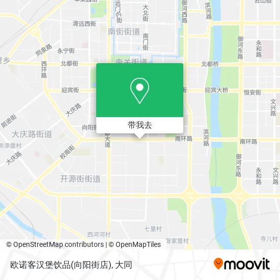 欧诺客汉堡饮品(向阳街店)地图