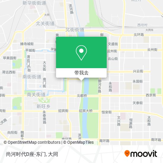 尚河时代D座-东门地图