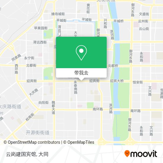 云岗建国宾馆地图