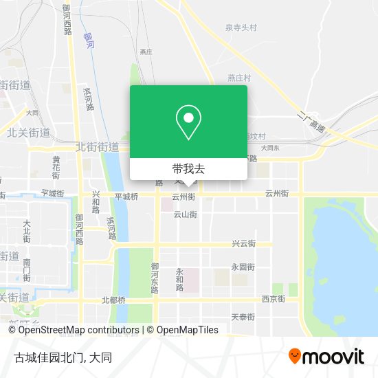 古城佳园北门地图