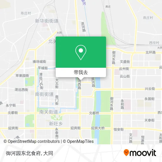 御河园东北食府地图