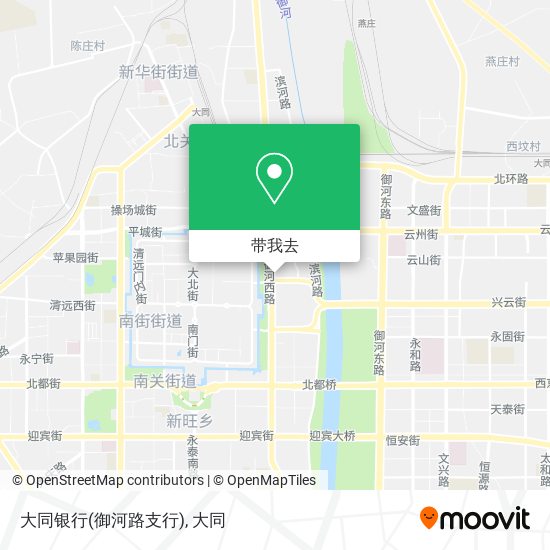 大同银行(御河路支行)地图