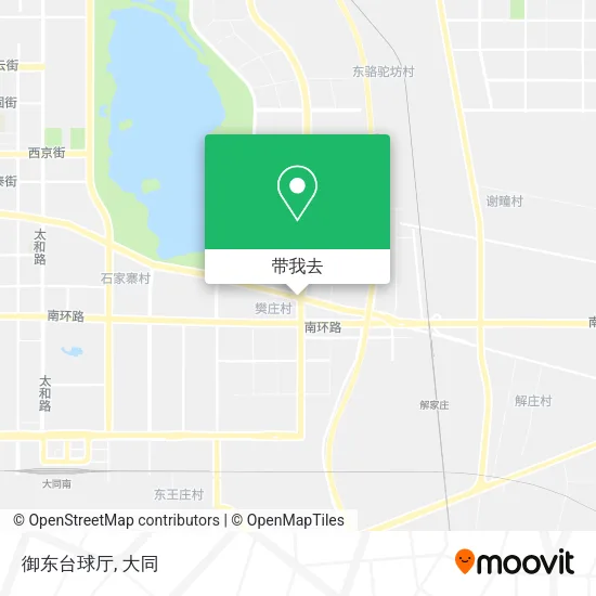 御东台球厅地图