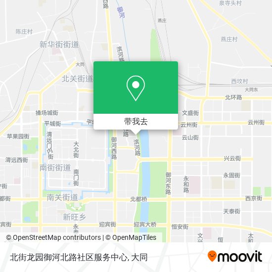北街龙园御河北路社区服务中心地图