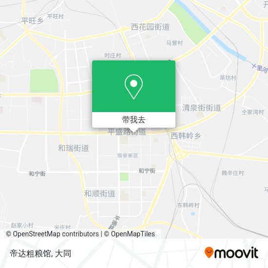 帝达粗粮馆地图