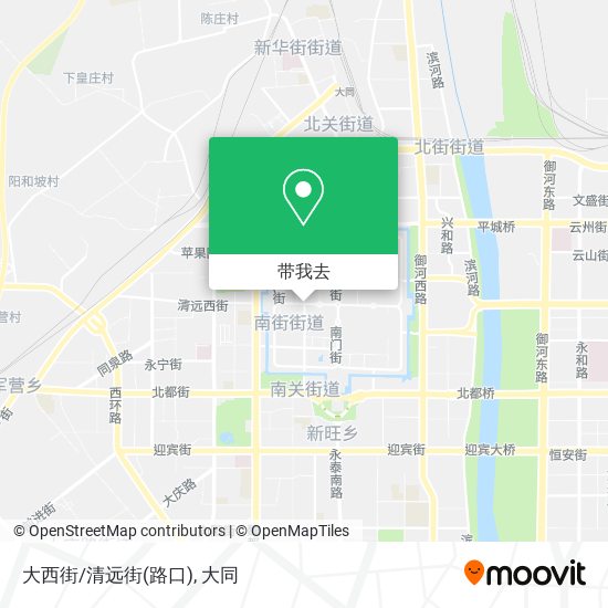 大西街/清远街(路口)地图