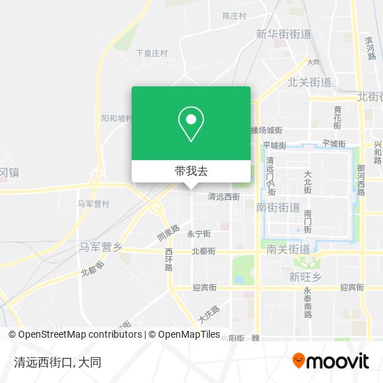 清远西街口地图