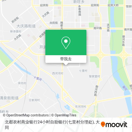 北都农村商业银行24小时自助银行(七里村分理处)地图