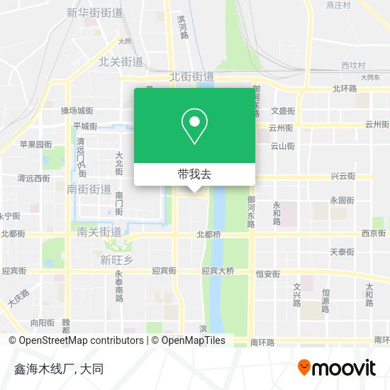鑫海木线厂地图