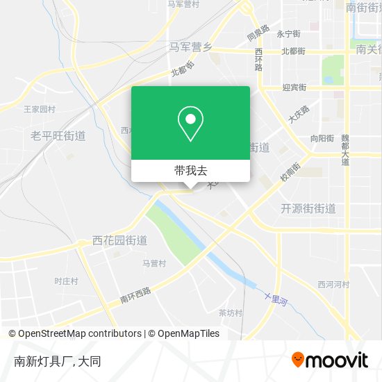 南新灯具厂地图